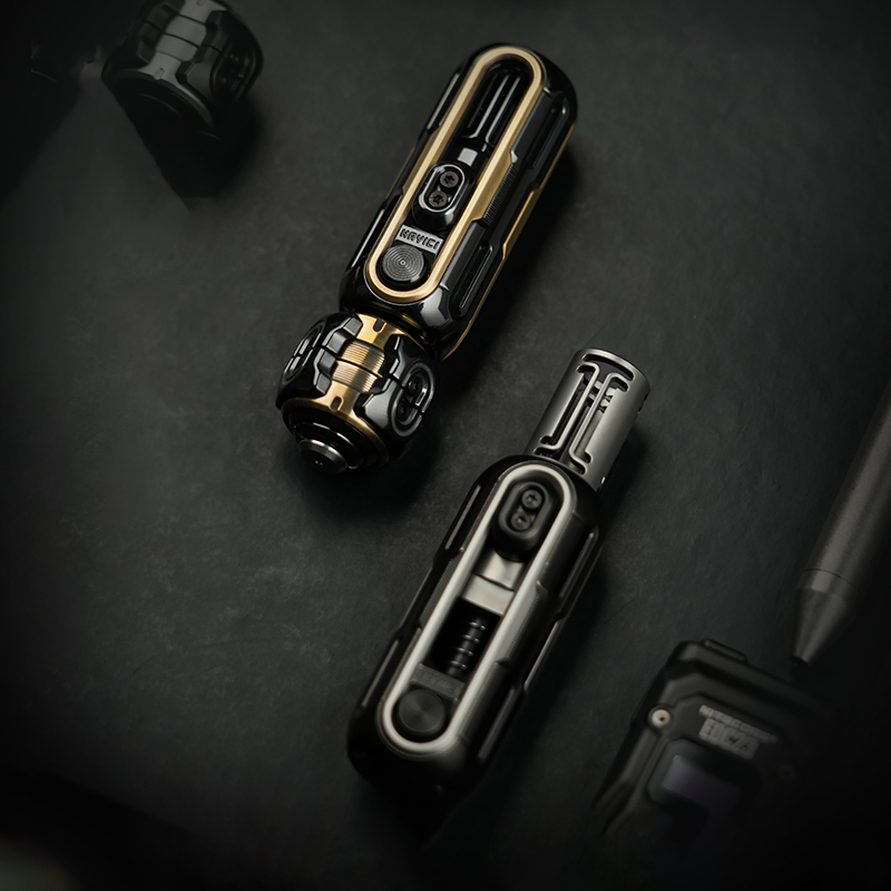 【新品】NAYICI ARTILLERY チタン フィジェット edc ARTILLERY Magnetic Fidget Slider - One-Touch Ejector EDC | NAYICI