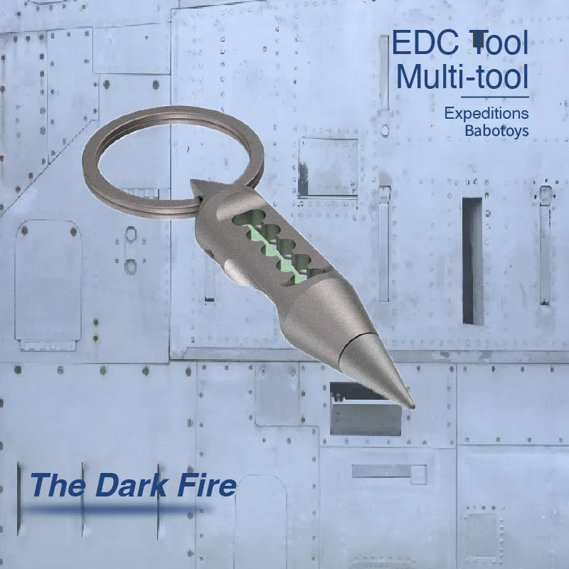 The Dark Fire: Titanium Multitool Pendant Lantern