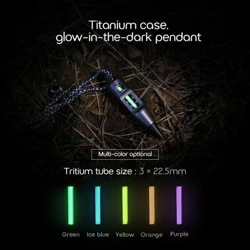 The Dark Fire: Titanium Multitool Pendant Lantern