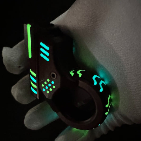 Zoom Rachet Fidget Slider  Glow-in-the-Dark Edition
