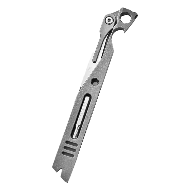 Babotoys IronClad : 9 in 1 Titanium Multitool Pocket EDC Pry Bar