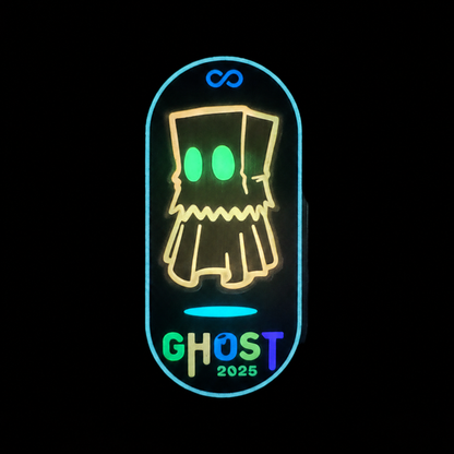 Ghost tuning fork Glow-in-the-Dark Edition