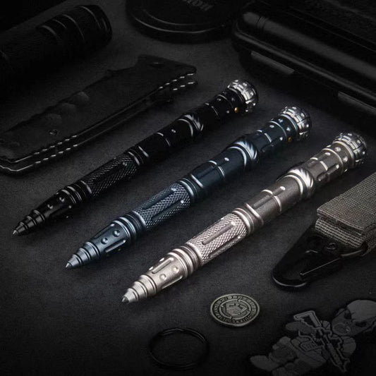 Babotoys SpinStrike : 9 in 1 Multifunctional Heavy-Duty Ballpoint Pen