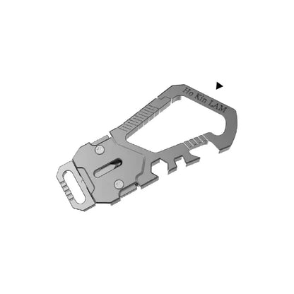 Babotoys Titanium EDC Multitool Keychain Carabiner