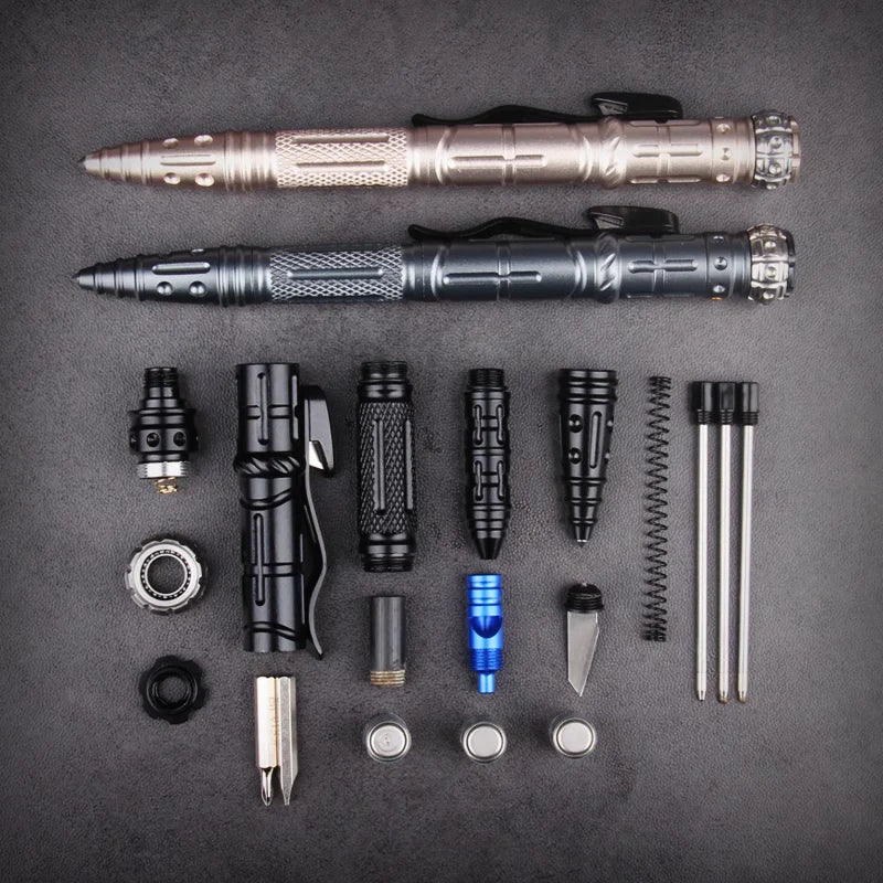 Babotoys SpinStrike : 9 in 1 Multifunctional Heavy-Duty Ballpoint Pen