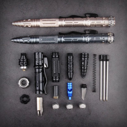 Babotoys SpinStrike : 9 in 1 Multifunctional Heavy-Duty Ballpoint Pen