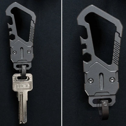 Babotoys Titanium EDC Multitool Keychain Carabiner