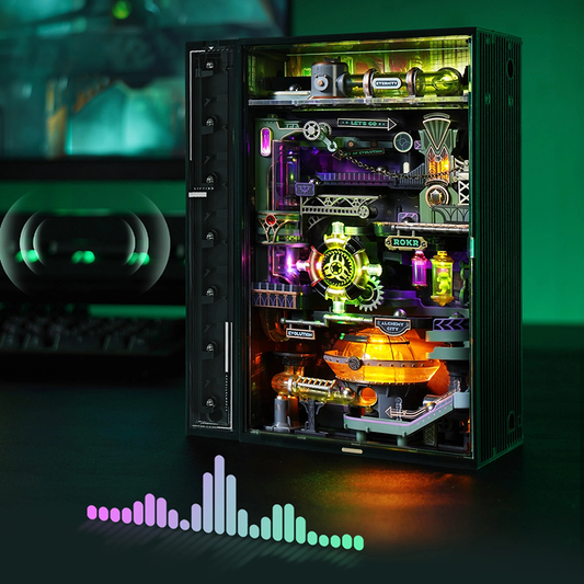 Alchemy City Mechanical puzzle Marble run puzzle kit DIY