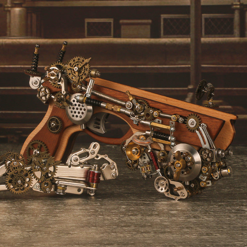 Archimedes Steam Crossbow steampunk model kit DIY mechanical puzzle 3D metal puzzle
