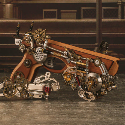 Archimedes Steam Crossbow steampunk model kit DIY mechanical puzzle 3D metal puzzle