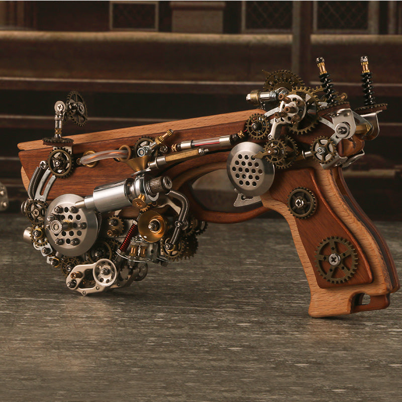 Archimedes Steam Crossbow steampunk model kit DIY mechanical puzzle 3D metal puzzle