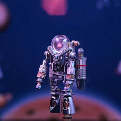 Astronauts mechanical puzzle,space explorer build kit,steampunk,DIY 