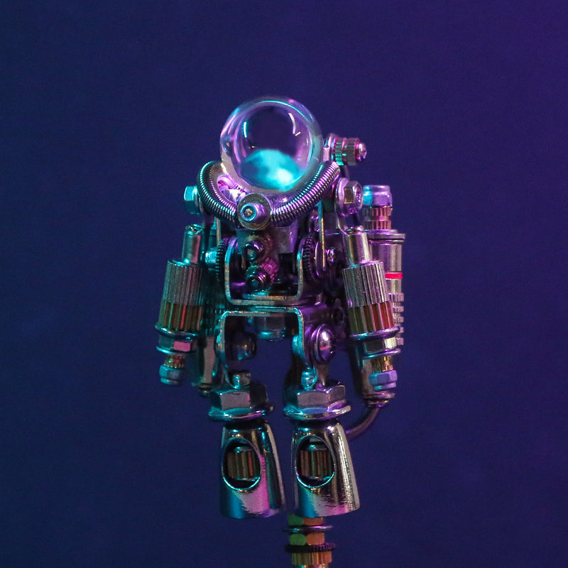 Astronauts mechanical puzzle,space explorer build kit,steampunk,DIY 