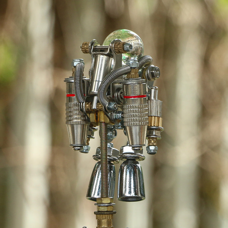 Astronauts mechanical puzzle,space explorer build kit,steampunk,DIY 