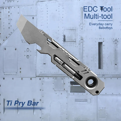Babotoys Ti Pry Bar: Titanium Multi-Tool