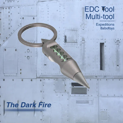 The Dark Fire: Titanium Multitool Pendant Lantern