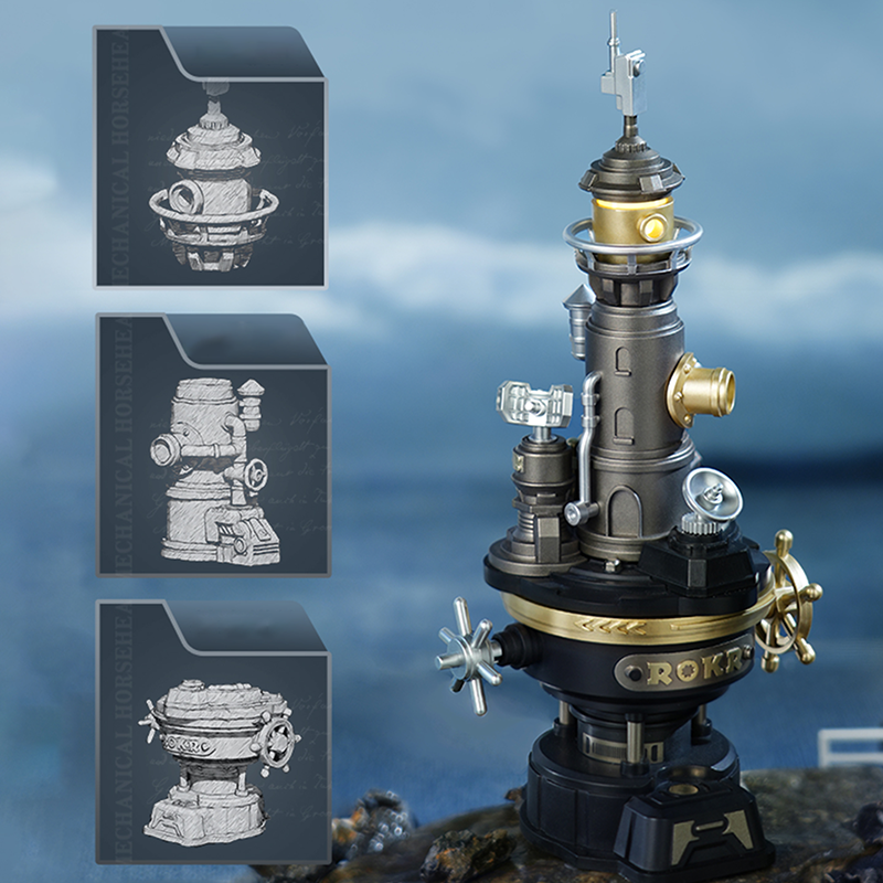 Beacon Tower Mechanical Puzzle DIY Gift collector