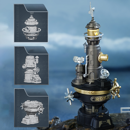 Beacon Tower Mechanical Puzzle DIY Gift collector
