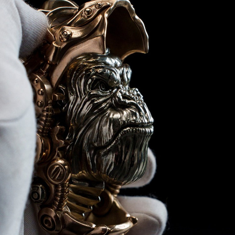 EDC Toy, Fidget Toy, Desk Toy, Collectible, Magnetic Toy, Stress Relief Gadget, Gorilla Push-Plate