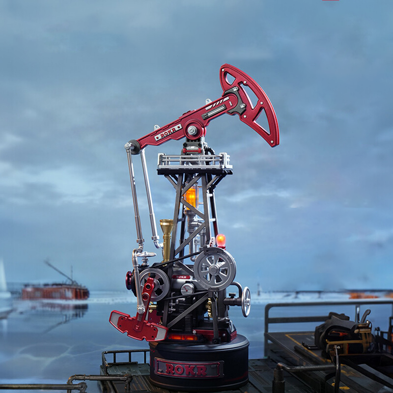 Core Drilling Oil mechanical puzzle Rigdesktop industrial display modular 