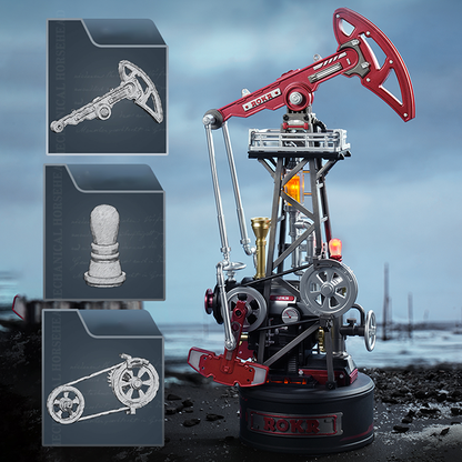 Core Drilling Oil mechanical puzzle Rigdesktop industrial display modular 