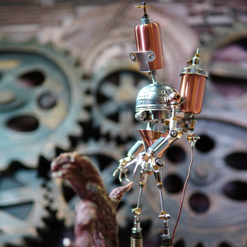 Da Vinci Genesis Edition,Steampunk mechanical puzzle,Mechanical human figure model,DIY