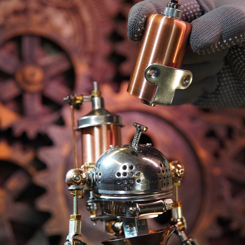 Da Vinci Genesis Edition,Steampunk mechanical puzzle,Mechanical human figure model,DIY