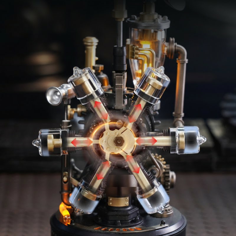 Da Vinci Helicopter mechanical puzzle model Industrial City Series kit modular  DIY