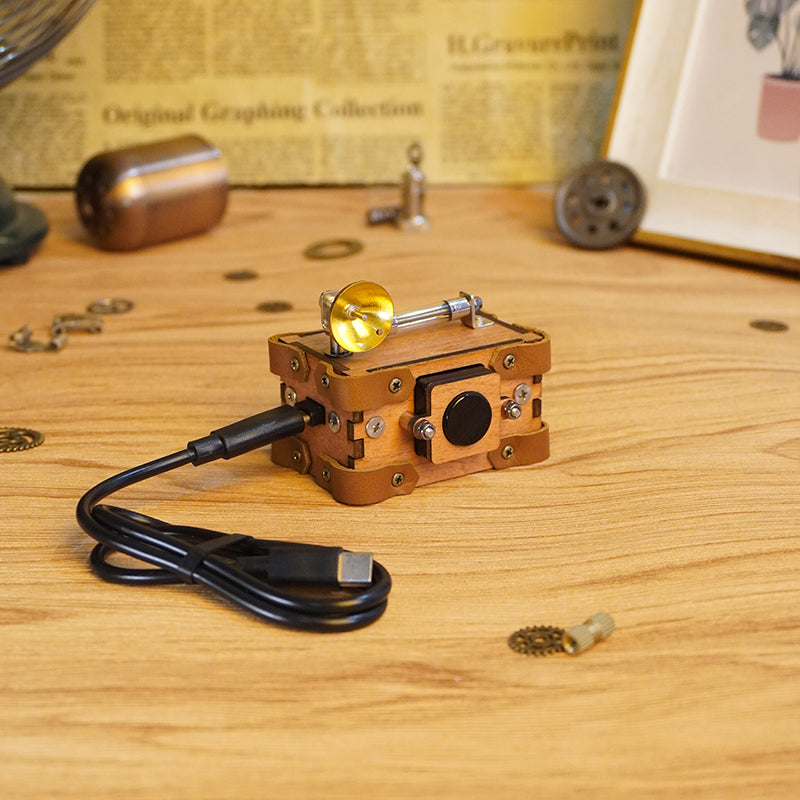 Da Vinci ornithopter, mechanical puzzle toy, steampunk model, DIY assembly kit, high-difficulty model, vintage mechanical toy