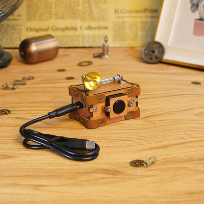 Da Vinci ornithopter, mechanical puzzle toy, steampunk model, DIY assembly kit, high-difficulty model, vintage mechanical toy