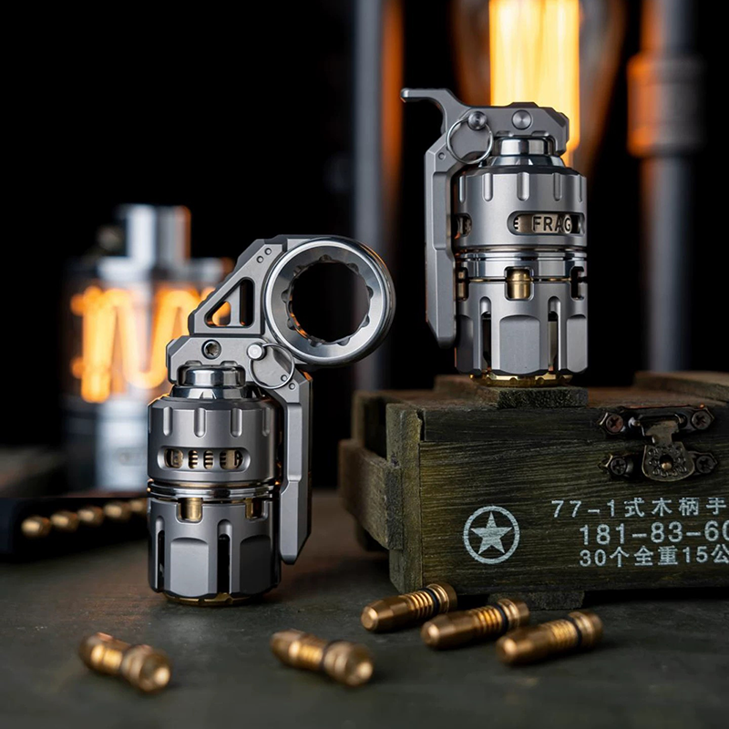 Destroyer EDC,Titanium EDC fidget toy,Brass fidget toy,Grenade style fidget toy