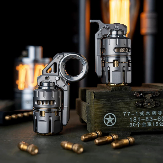 Destroyer EDC,Titanium EDC fidget toy,Brass fidget toy,Grenade style fidget toy