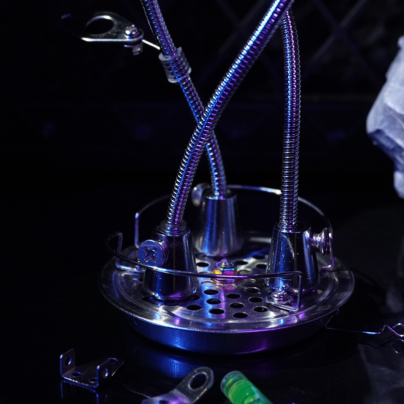 Equinox Flower mechanical puzzle flower steampunk build kit modular mechanical model