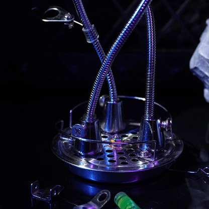 Equinox Flower mechanical puzzle flower steampunk build kit modular mechanical model