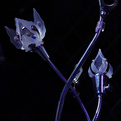 Equinox Flower mechanical puzzle flower steampunk build kit modular mechanical model