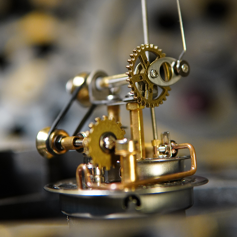 Steam Ornithopter,flapping wing aircraft puzzle,mechanical puzzle,	DIY ,desktop kinetic steampunk display