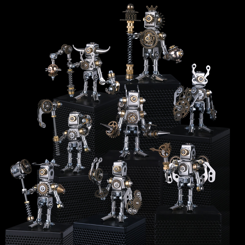 Mechanical Saints Blind Box Series,DIY assembly puzzle,steampunk model kit,blind box