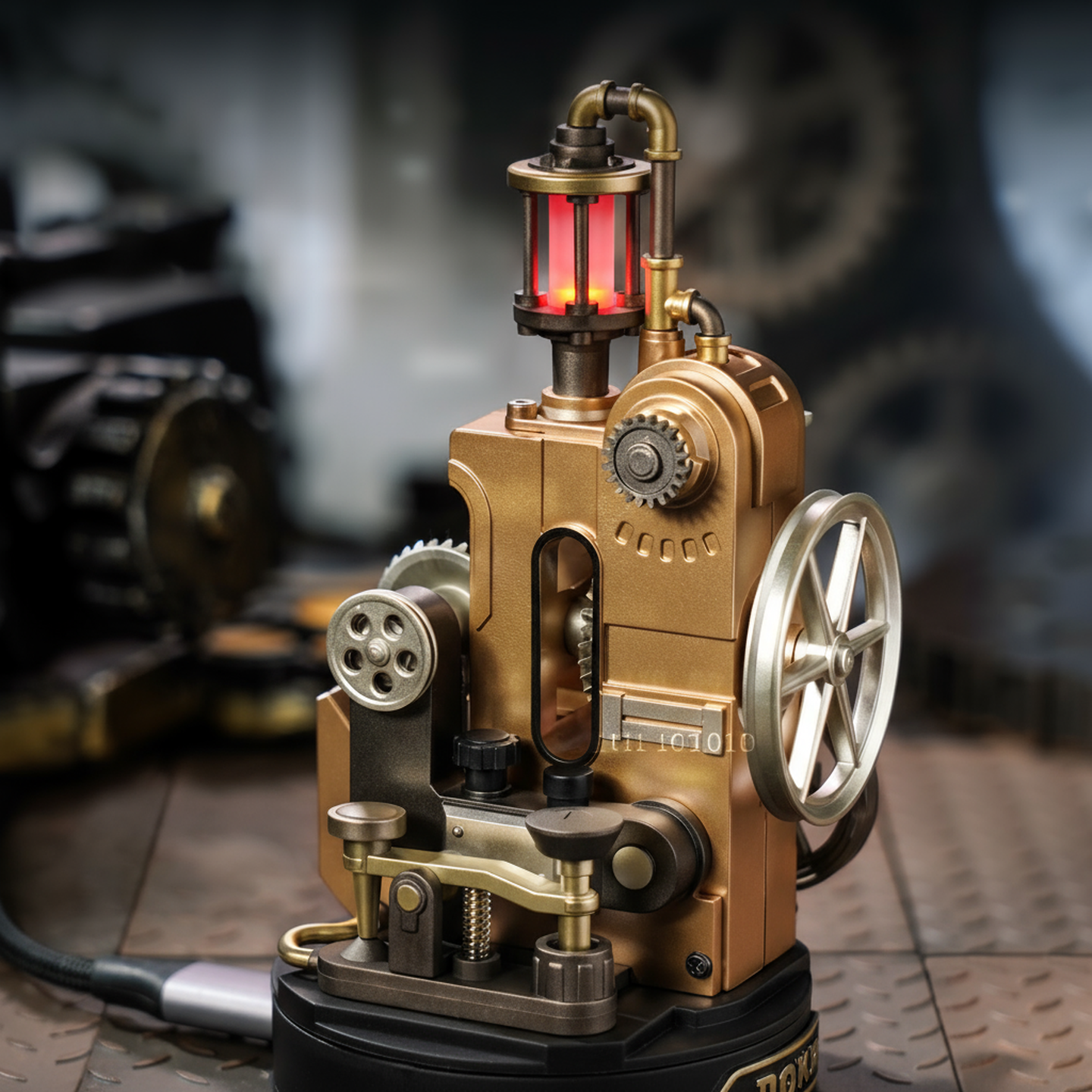 Morse Telegraph mechanical puzzle model Industrial City Series kit DIY