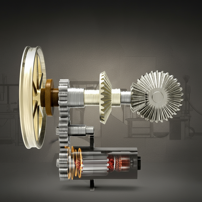 Morse Telegraph mechanical puzzle model Industrial City Series kit DIY