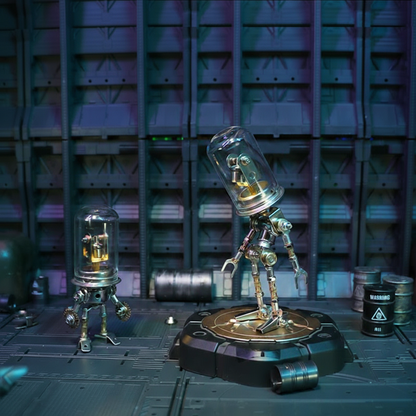 Navigator Series mechanical puzzle,steampunk AI robot model kit,modular,desktop,DIY
