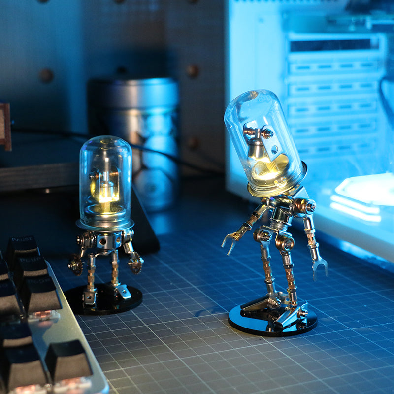 Navigator Series mechanical puzzle,steampunk AI robot model kit,modular,desktop,DIY