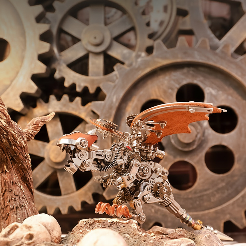 Nidhogg Steam Edition,steampunk mechanical puzzle,dragon model kit,modular,DIY