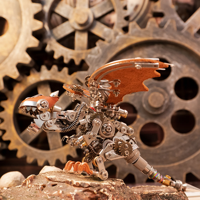 Nidhogg Steam Edition,steampunk mechanical puzzle,dragon model kit,modular,DIY