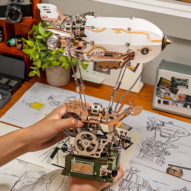 StoryGears mechanical model,puzzle,	Building gear model kit,DIY metal mechanical model