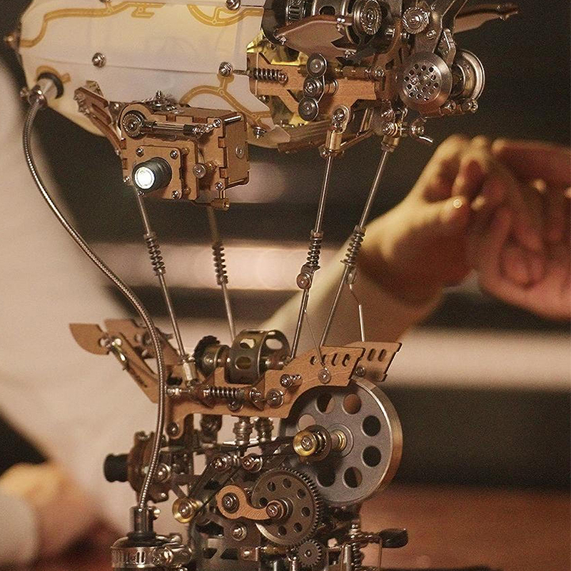 StoryGears mechanical model,puzzle,	Building gear model kit,DIY metal mechanical model