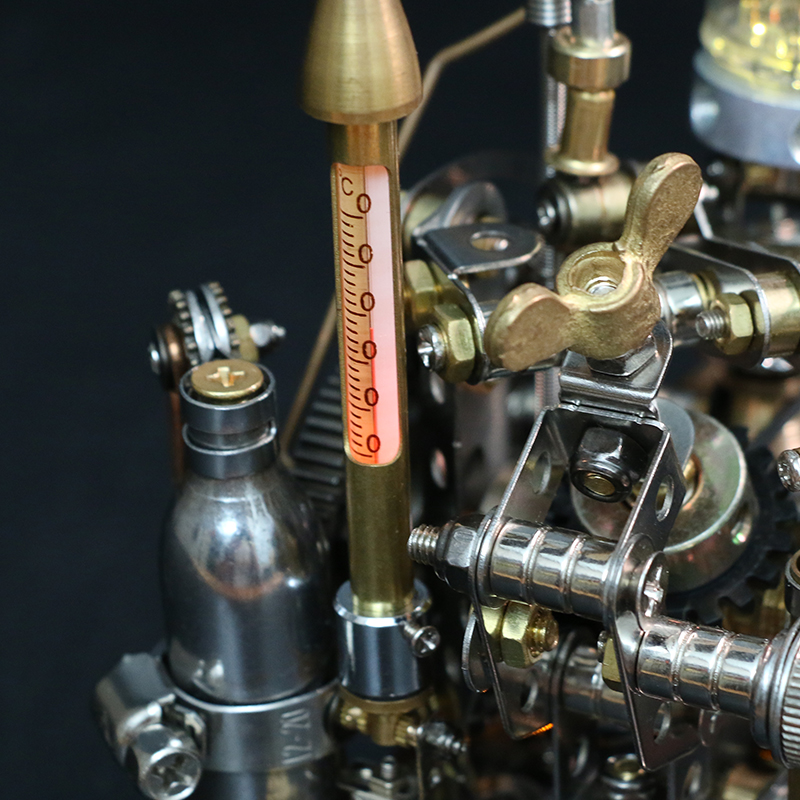 Steam Ornithopter,Da Vinci mechanical puzzle,steampunk ,DIY,desktop