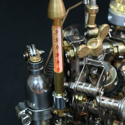 Steam Ornithopter,Da Vinci mechanical puzzle,steampunk ,DIY,desktop