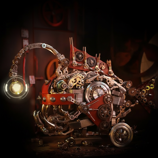 Tern Fish mechanical puzzle fish steampunk aquatic model DIY build kit fish