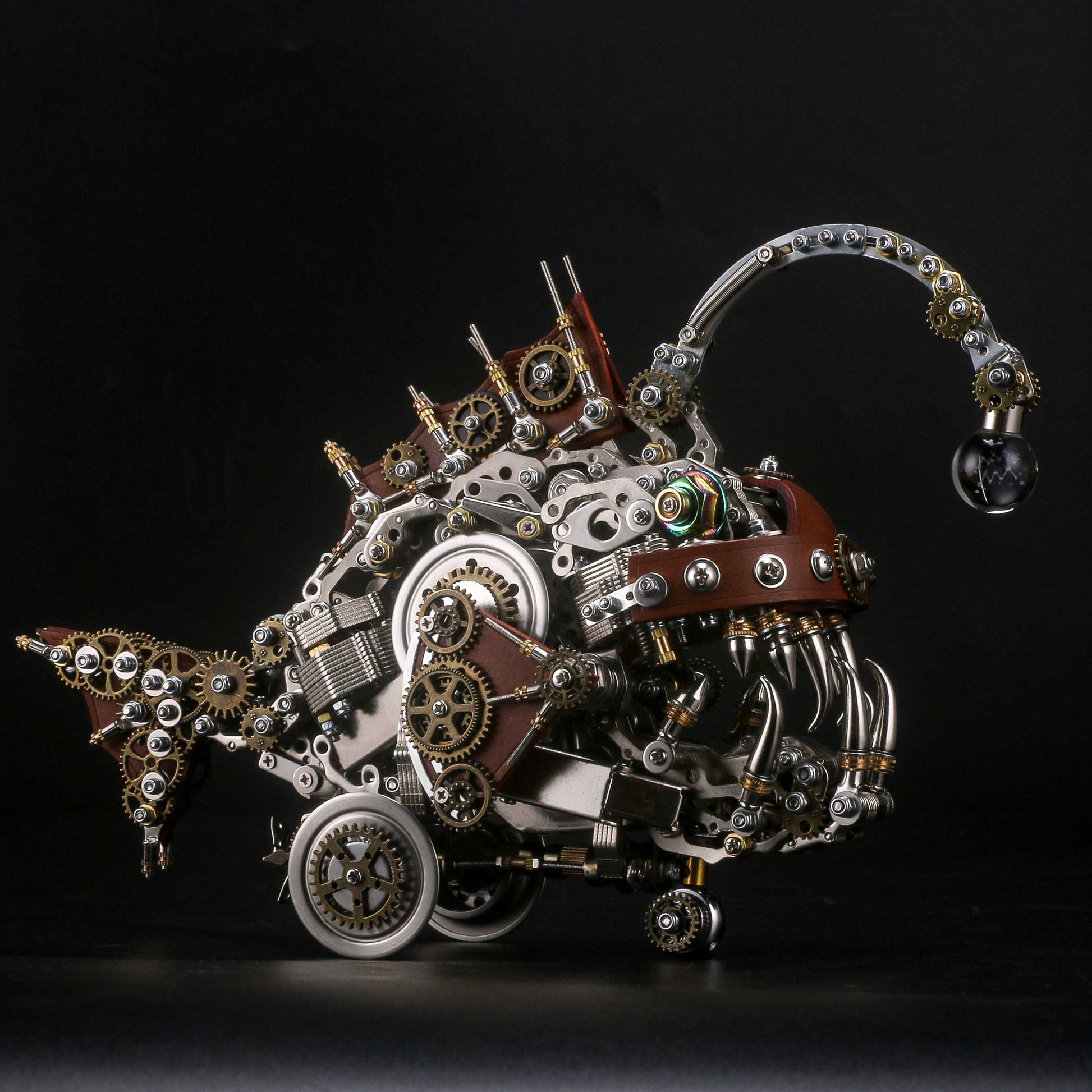 Tern Fish mechanical puzzle fish steampunk aquatic model DIY build kit fish