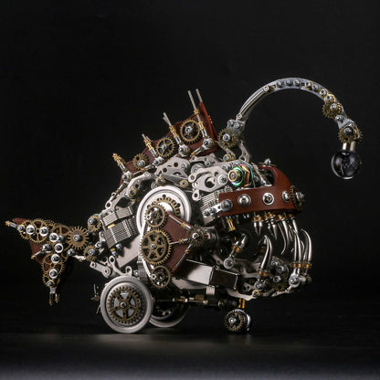 Tern Fish mechanical puzzle fish steampunk aquatic model DIY build kit fish